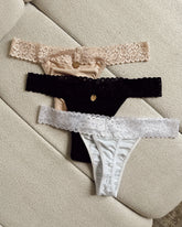 PANTIES PRETINA DE ENCAJE